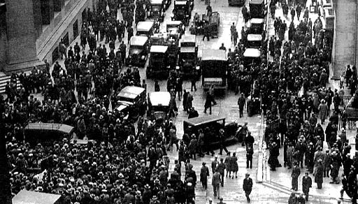 Черный вторник 1929 г. Крах фондового рынка США.