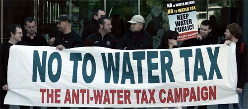 No water tax! Нет налогам на воду!