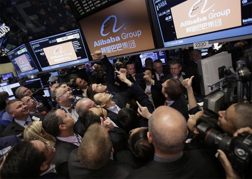 Alibaba - stock market - price - NYSE