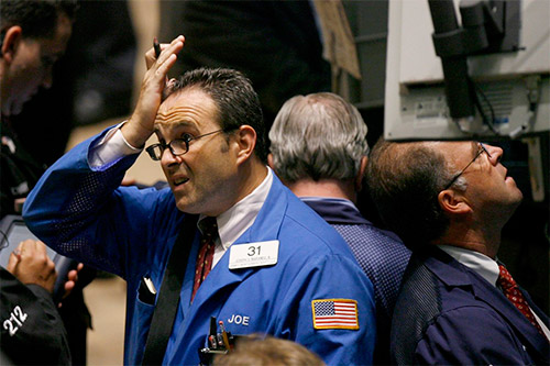 Тревожные настроения на Wall Street.
